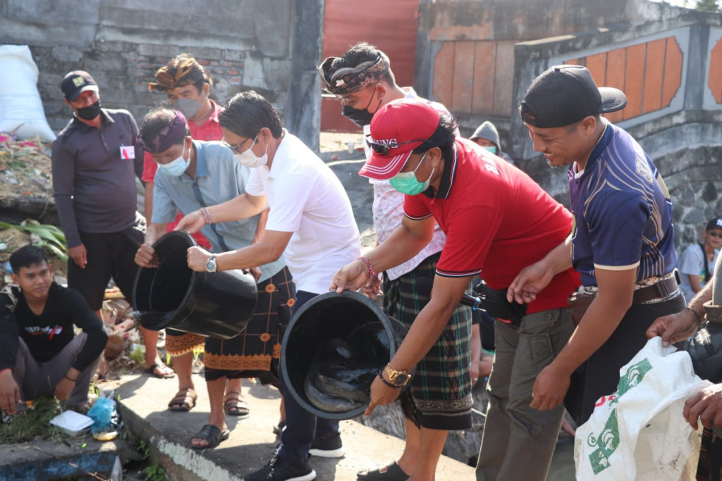 Sekda Badung Buka Lomba Mancing Air Deras